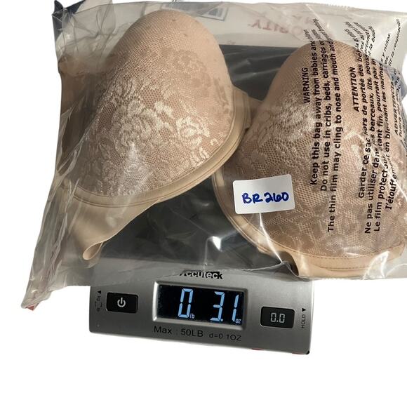 Maidenform Womens Bra Size 38B Push Up Seamless Underwire Lace Padded P00732 - Picture 9 of 9